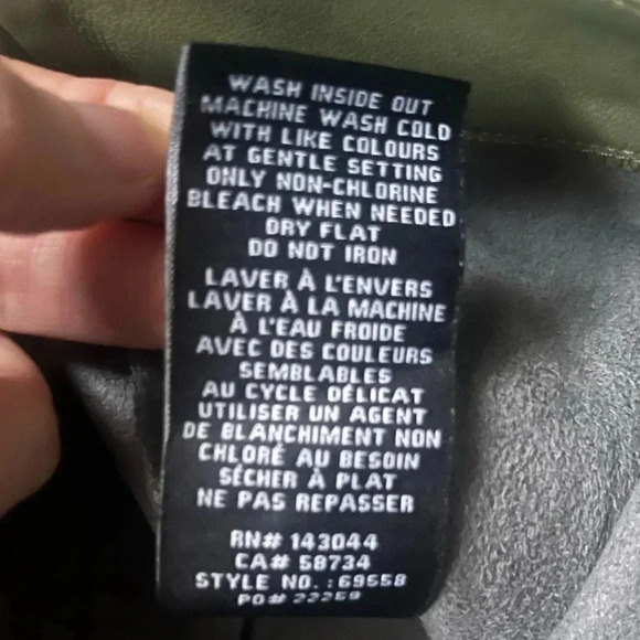 7 For All Mankind Faux Leather Light Olive Green Wide Leg Pants Size S - Picture 5 of 9